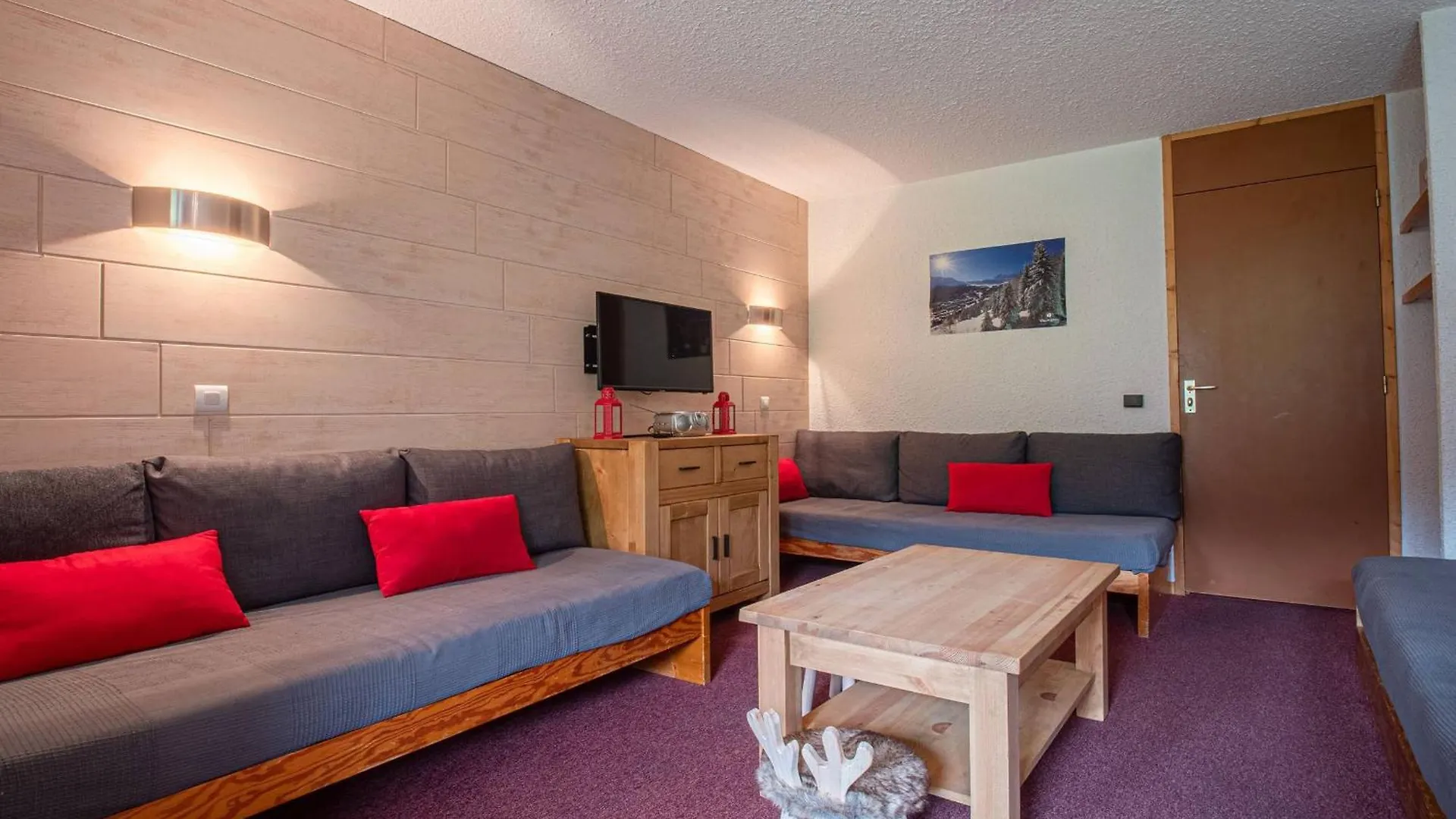 2 Pieces A Valmorel - Ski Aux Pieds, Animaux Admis, Balcon, Cuisine Equipee - Fr-1-356-290